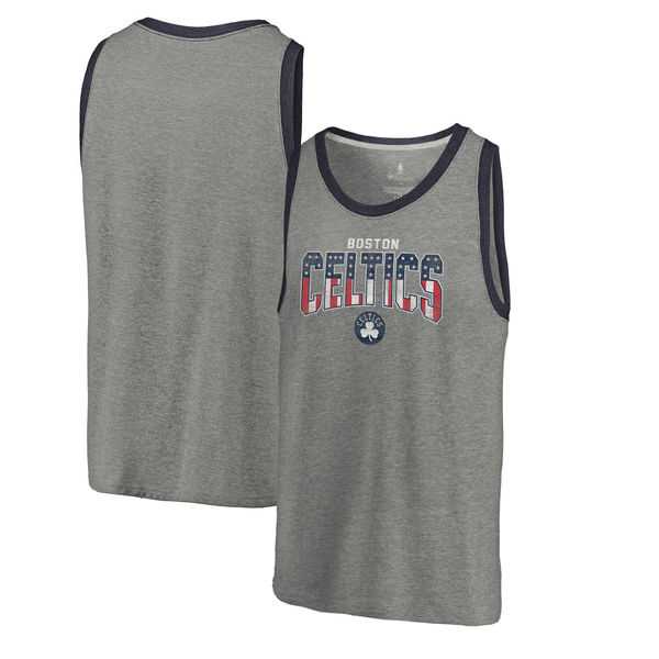 Boston Celtics Fanatics Branded Freedom Tri-Blend Tank Top - Heathered Gray,We sell and wholesale Boston Celtics Fanatics Branded Freedom Tri-Blend Tank Top - Heathered Gray on line form chian!